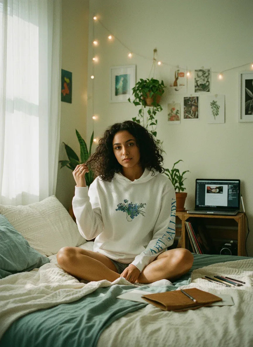 Van Gogh Irises Hoodie - Image 1